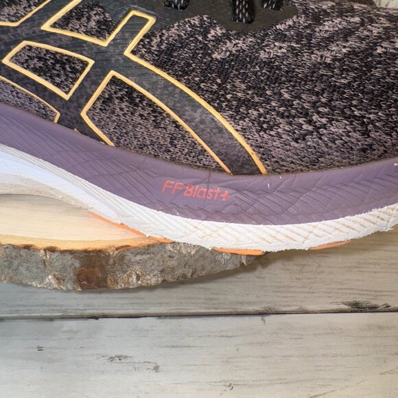 Asics Gel Kayano 29 Women Size 10 1012B300 Black Purple Running Shoes Sneakers - Picture 7 of 10